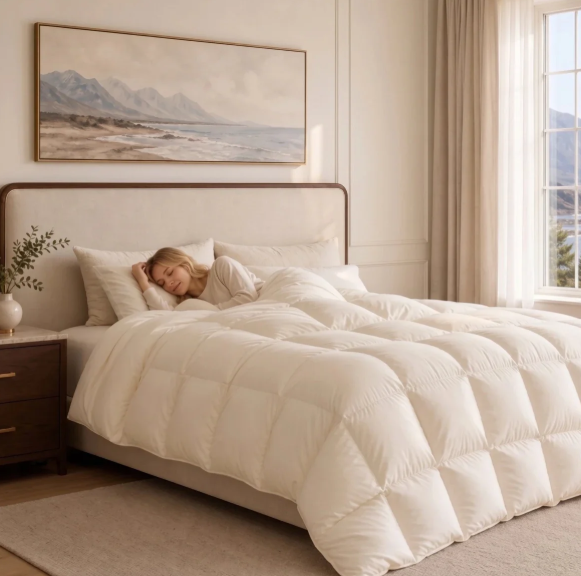 silk down comforter